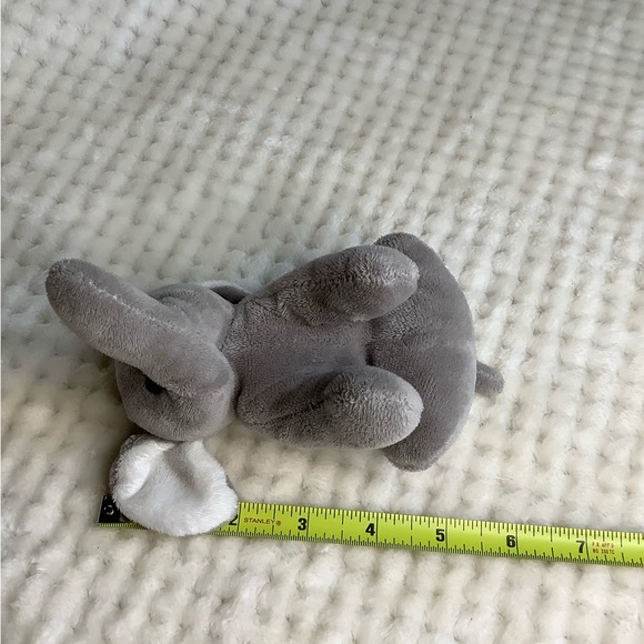 Little Grey Plush Elephant Stuffed Animal Toy - Picture 11 of 12